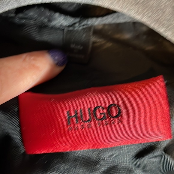 Men’s Hugo Boss Black Wool Cashmere Pea Coat 42R - Picture 7 of 9